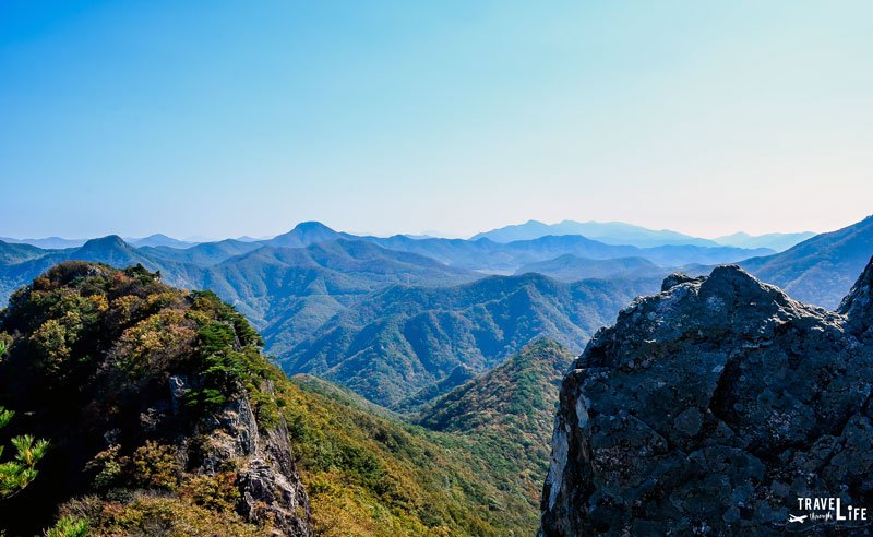South Korea Naejangsan Park and Mountains