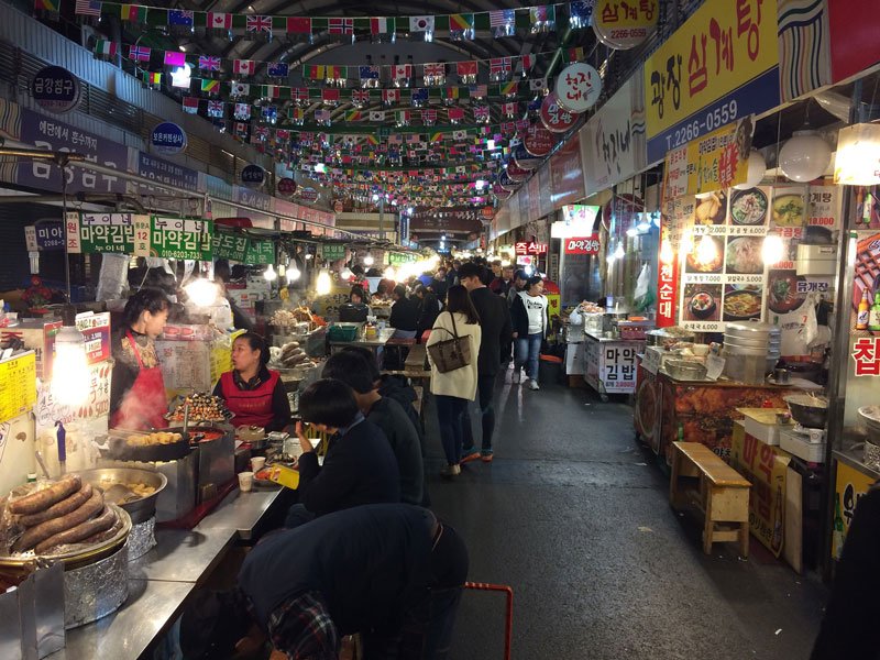 Seoul South Korea Gwangjang Market Photo by Kars Alfrink via Flickr CC