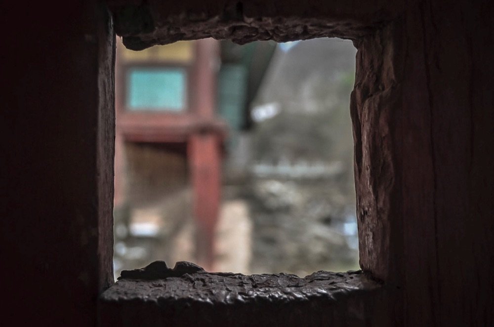 Through a Window Hole at Songgwangsa, Suncheon