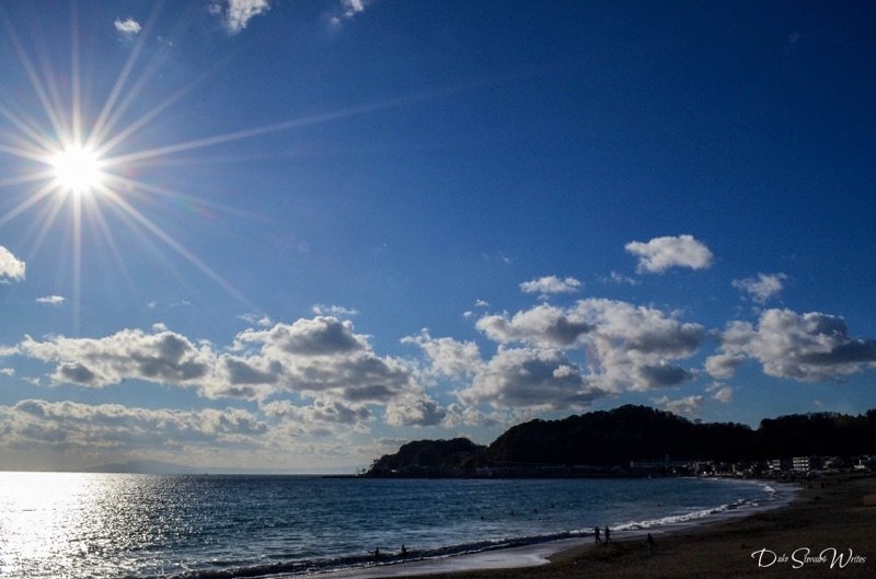 Kamakura, Japan - Walking around Yuigahama Beach