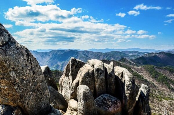 South Korea Gayasan National Park Namsanjeilbong Peak