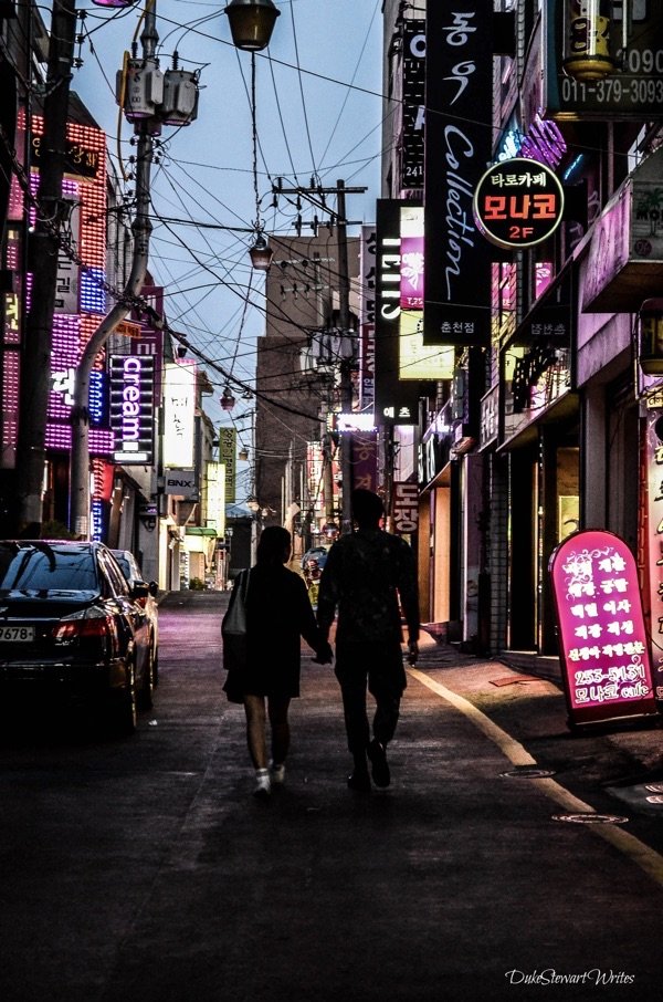 Searching for Dak Galbi Street in Chuncheon, South Korea