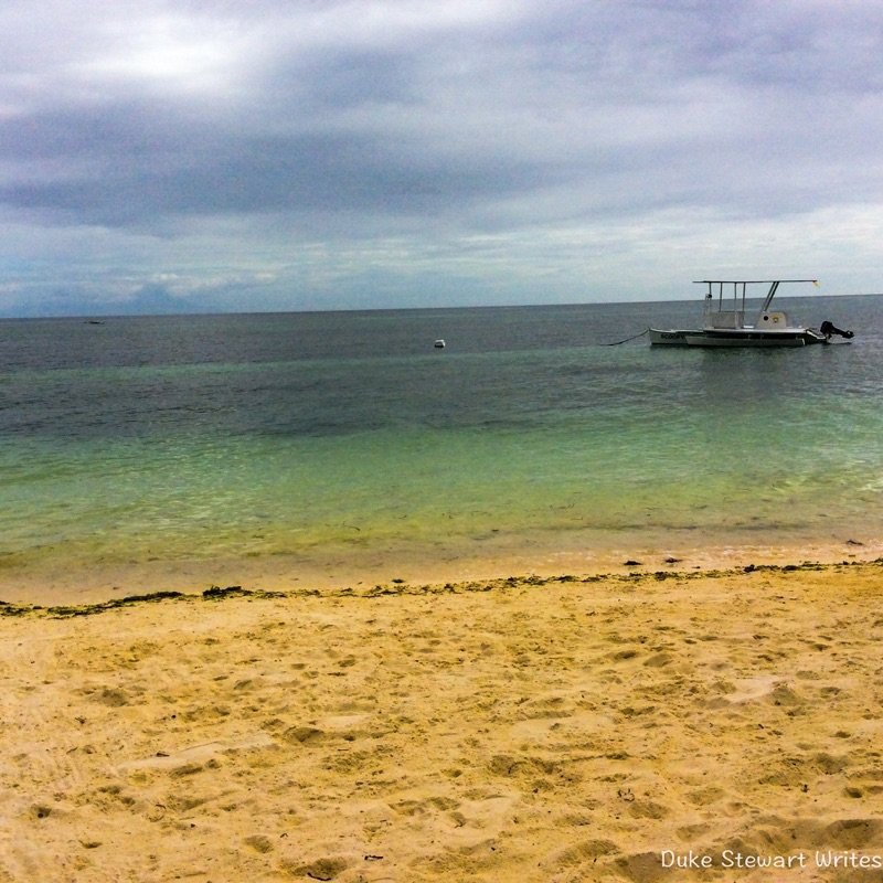 Watching the beach at Anda, the Philippines