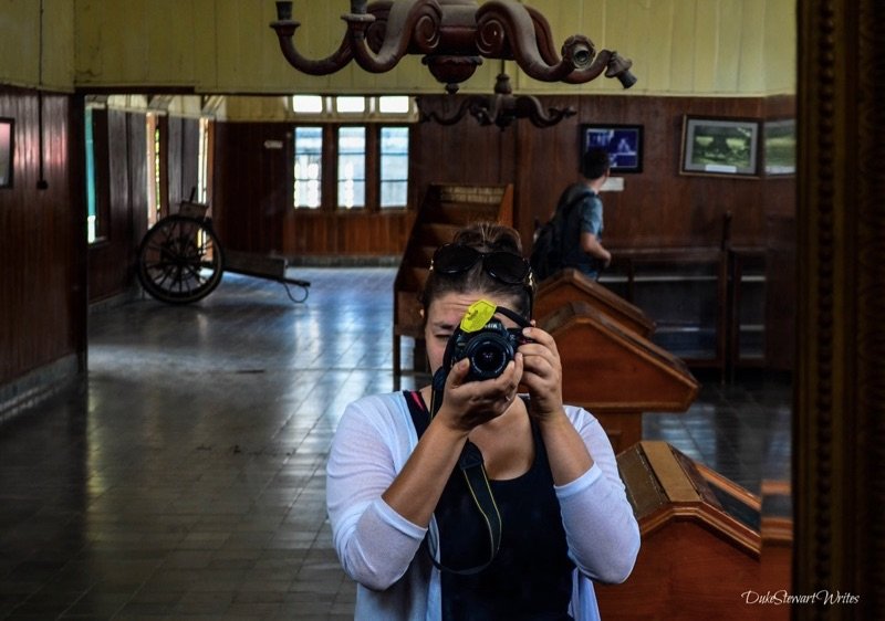 Horse Carriage-filled Kraton in Yogyakarta, Indonesia