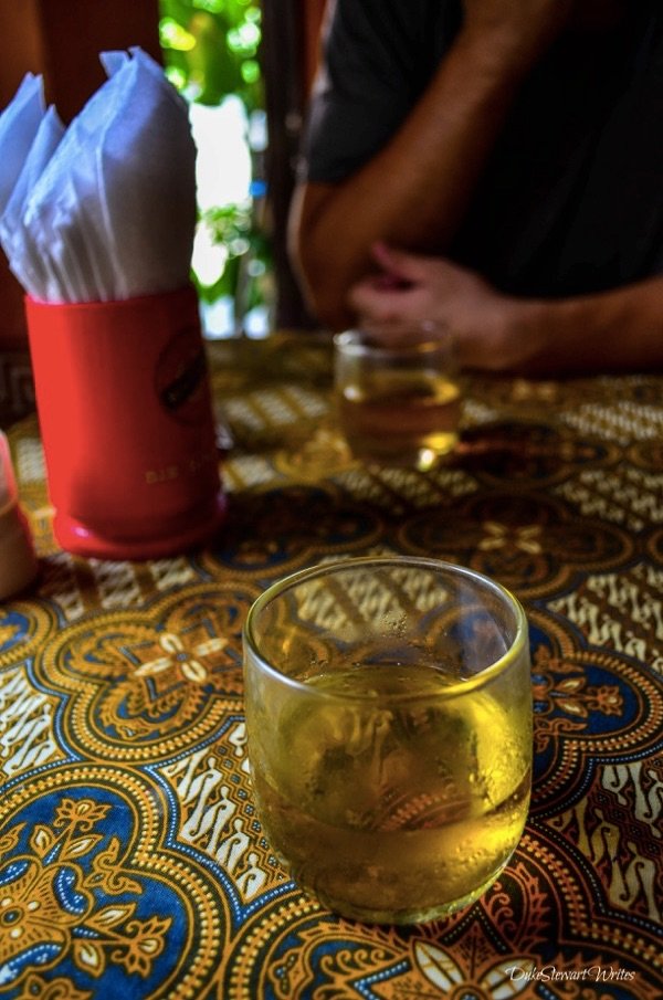 Jasmine Tea keeps me going in Yogyakarta, Indonesia