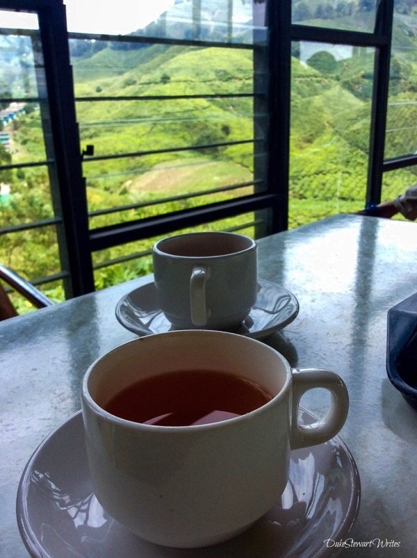 Tea with a view at the Cameron Highlands, Malaysia