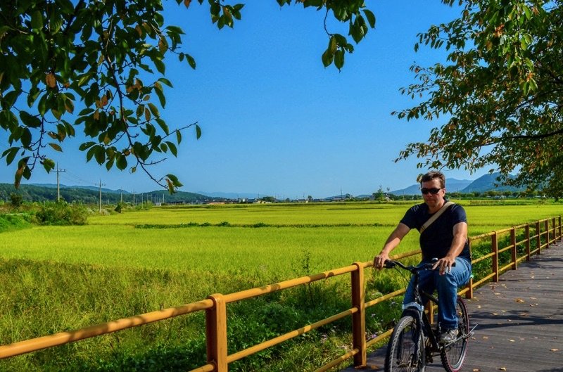 Cycling in Gyeongju, South Korea (경주)