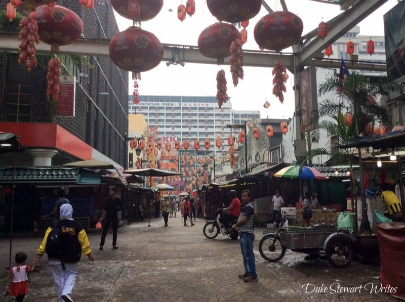 Early morning scenes in Kuala Lumpur's Chinatown, Malaysia