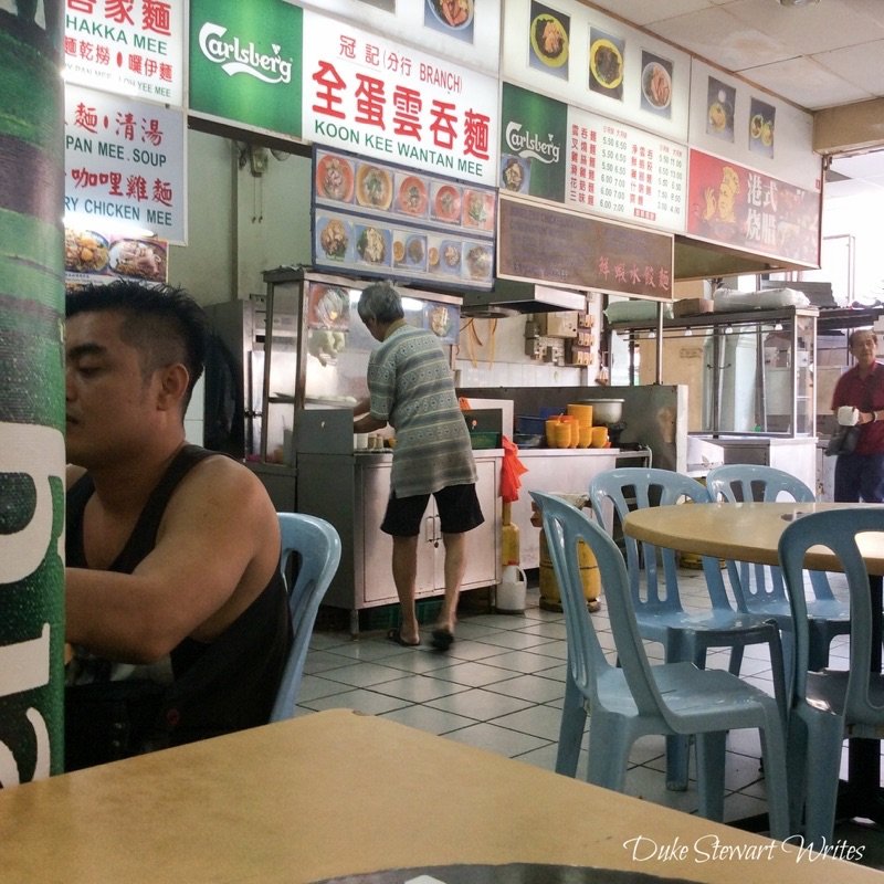 Food stalls in Kuala Lumpur's Chinatown, Malaysia