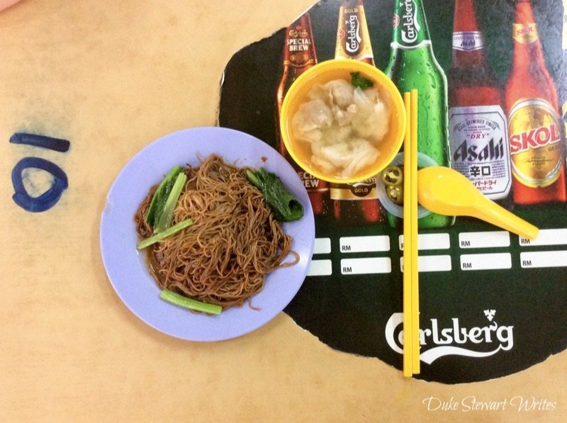 Won ton mee in Kuala Lumpur's Chinatown, Malaysia