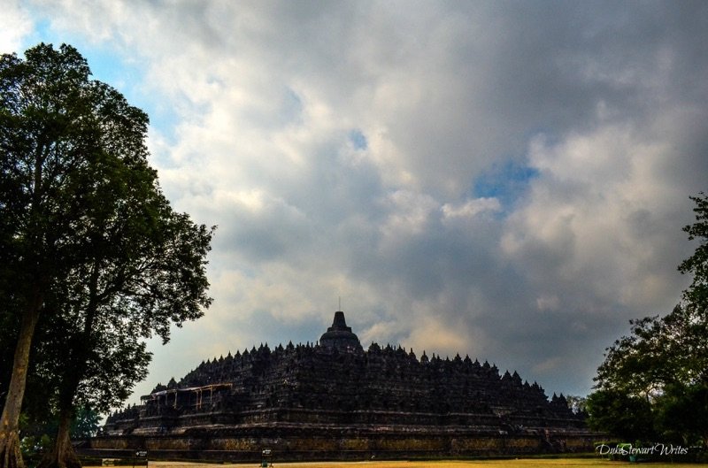 Borobudur from a distance