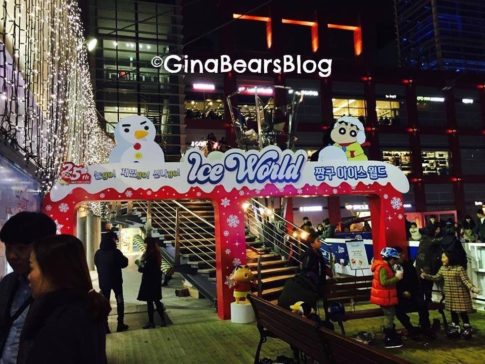 Winter Lights and Yongsan Ice World in Seoul, South Korea