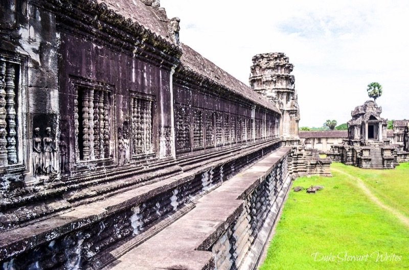 Angkor Wat interior wall