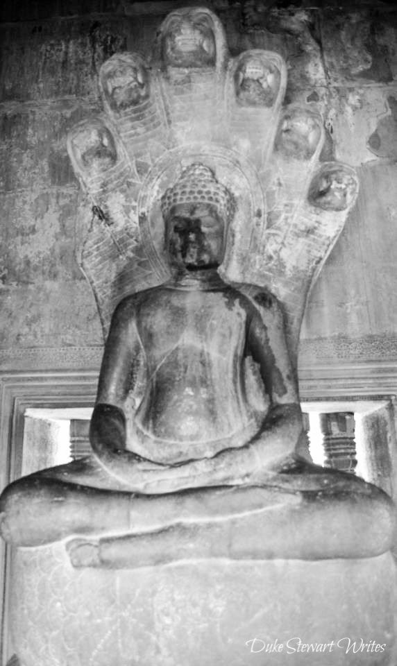 Buddha Inside Angkor Wat