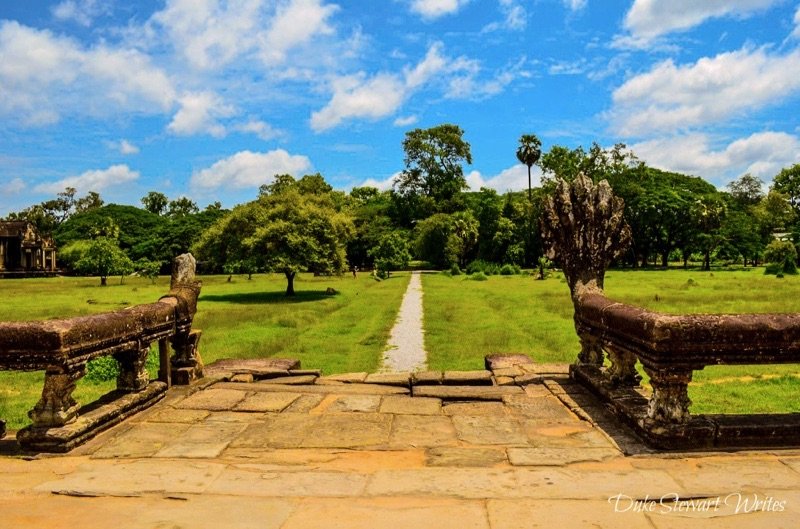 Looking to the west Angkor Wat