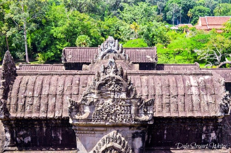 Taken from inside Angkor Wat