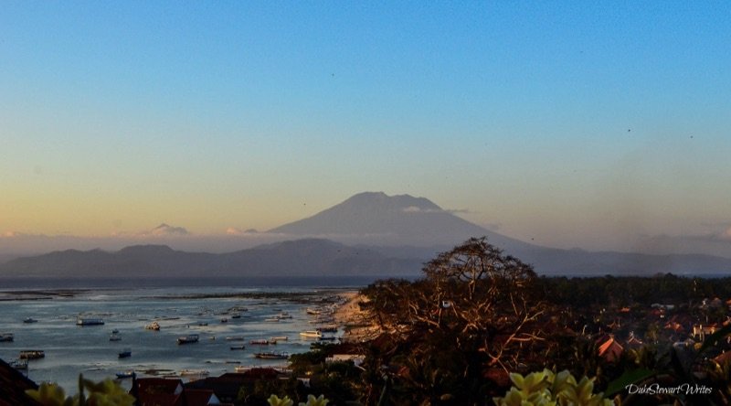 Bali from Jungut Batu Hill Nusa Lembongan