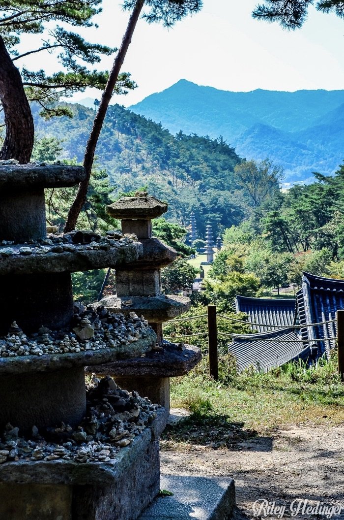 Hwasun Stone Pagodas Near and Far