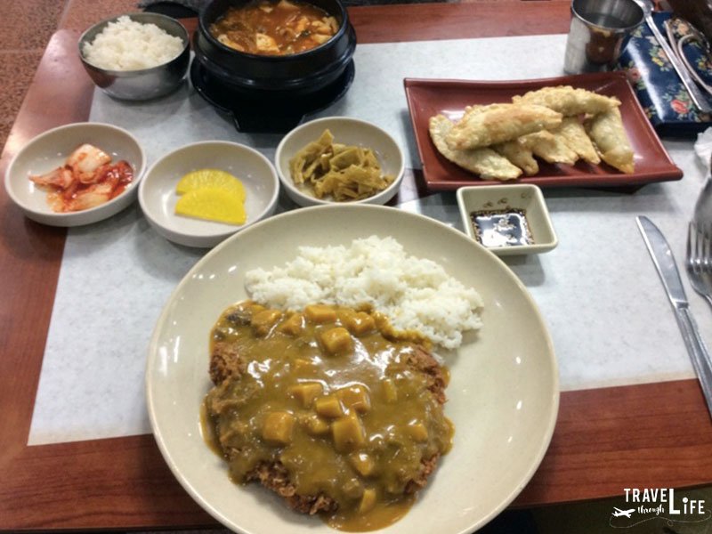 Korean Food Curry Donkasu