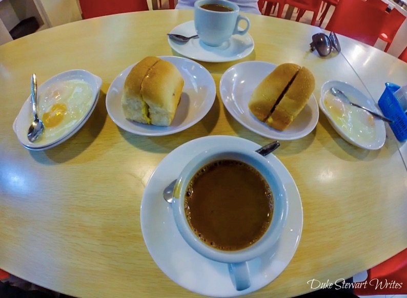 Singapore Kaya Toast and Coffee