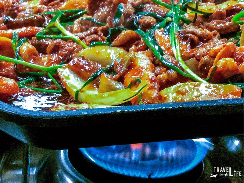 South Korean Foods Duck Bulgogi