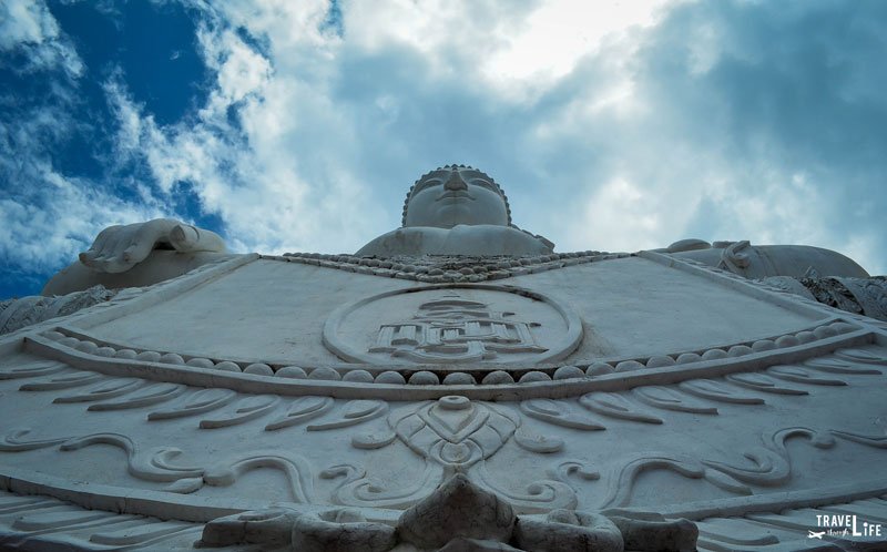 Pai Thailand Wat Pra That Mae Yen White Buddha