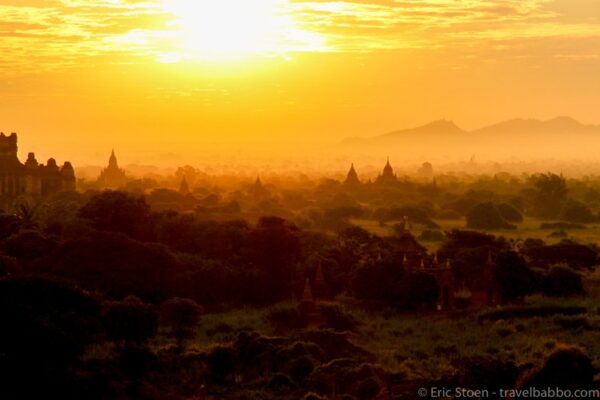 Bagan Sunrise Photo by Eric Stoen