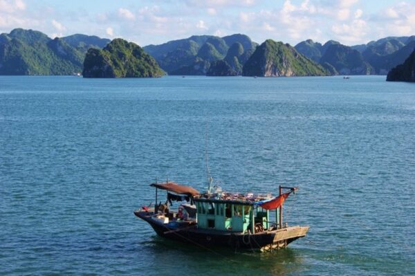 Halong Bay, Vietnam Fishing Boat Photo by JetSettingFools.com