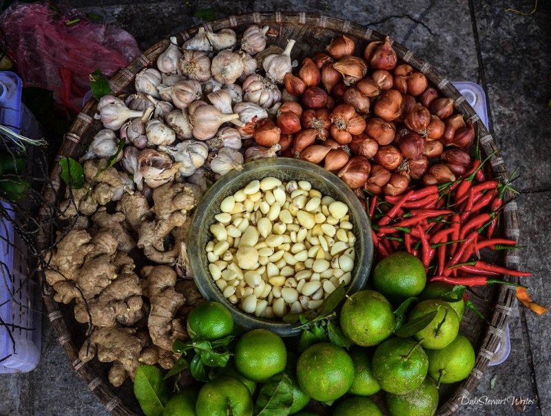Hanoi Vietnamese Food Ingredients Travel Through Life