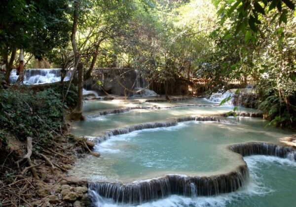 Kuang Si Falls Laos Photo by Jon Algie
