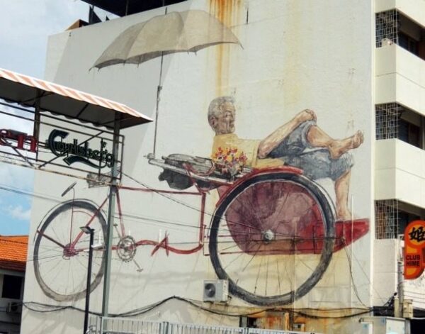 Malaysia Penang Georgetown Mural Photo by Miss Happyfeet