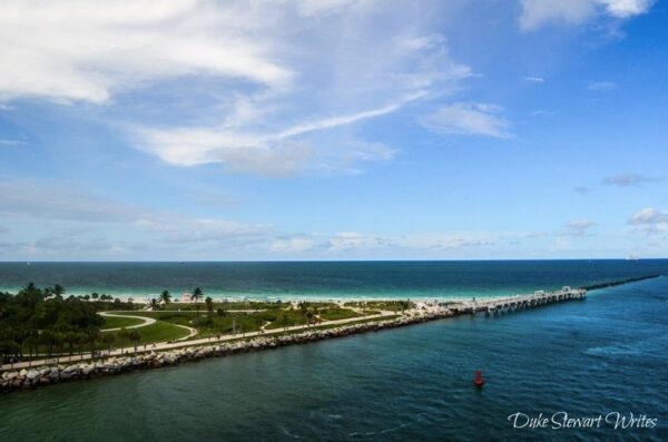 Miami Beach from the MV Adonia