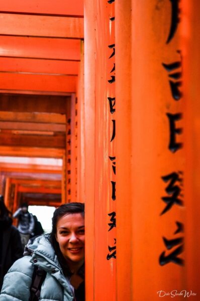 Christina and Fushimi Inari Kyoto