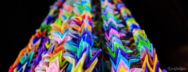 Kyoto Fushimi Inari Paper Cranes Up Close