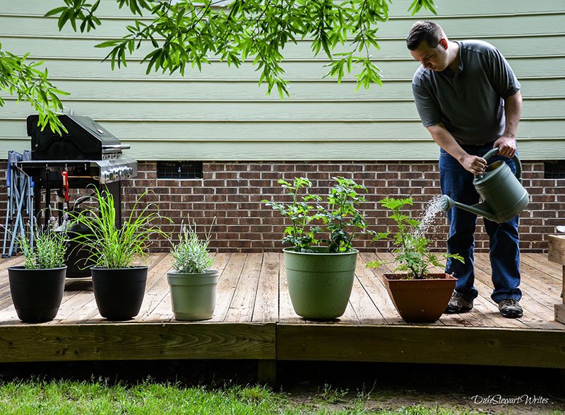 Functional Wardrobe for Watering Plants