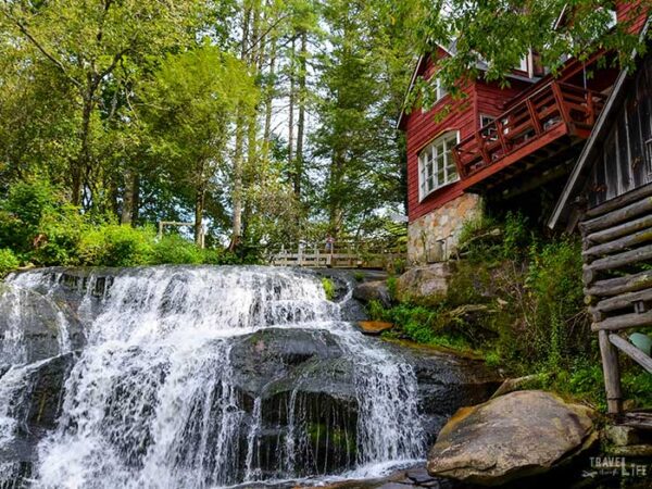 Waterfalls near Brevard NC Travel Guide Mill Shoals Falls Image