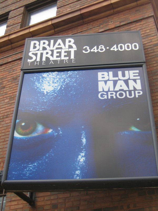 Chicago Blue Man Group Photo by Flickr User Laura