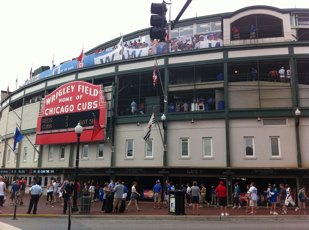 Chicago Wrigley Field Photo by Flickr User Carlos Pacheco