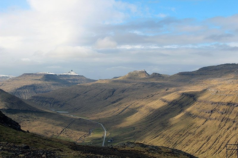 Faroe Islands Mountain Road