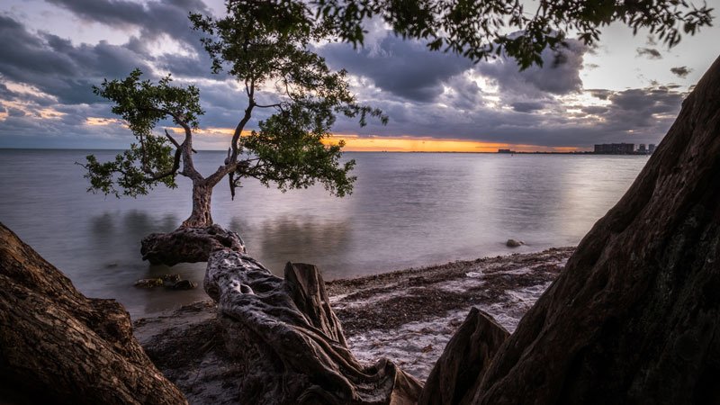 Sunset in Key Biscayne Miami Florida Photo by Flickr User Giuseppe Milo