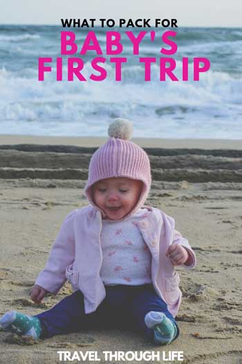 Baby Travel Packing List for Infants Pinnable Image