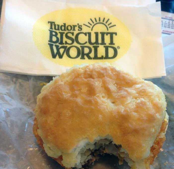 Huntington WV Restaurants Tudors Biscuit World Thundering Herd Photo by Gavin Walter