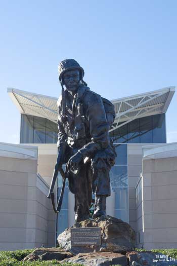 Winter things to do in Fayetteville NC US Army Airborne and Special Operations Museum Iron Mike Image