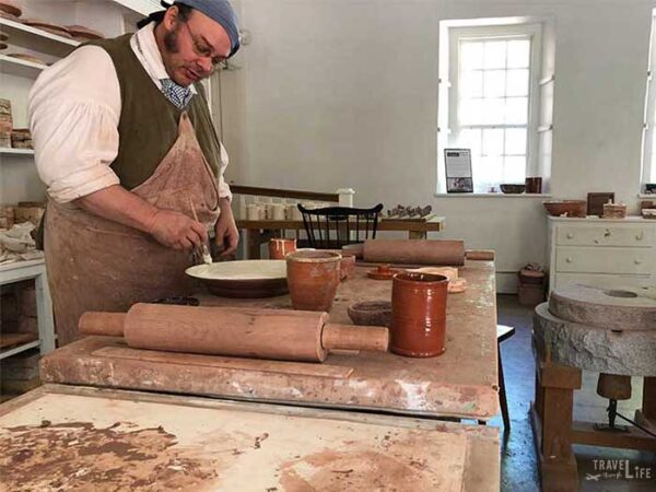 Historic Winston-Salem NC Pottery Image