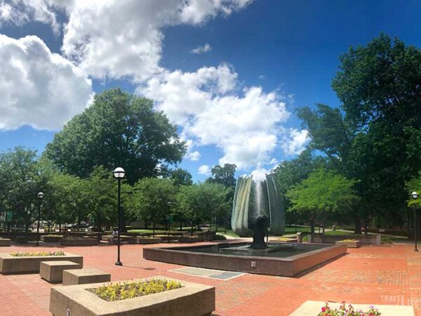 Marshall University Huntington WV Memorial Fountain Image